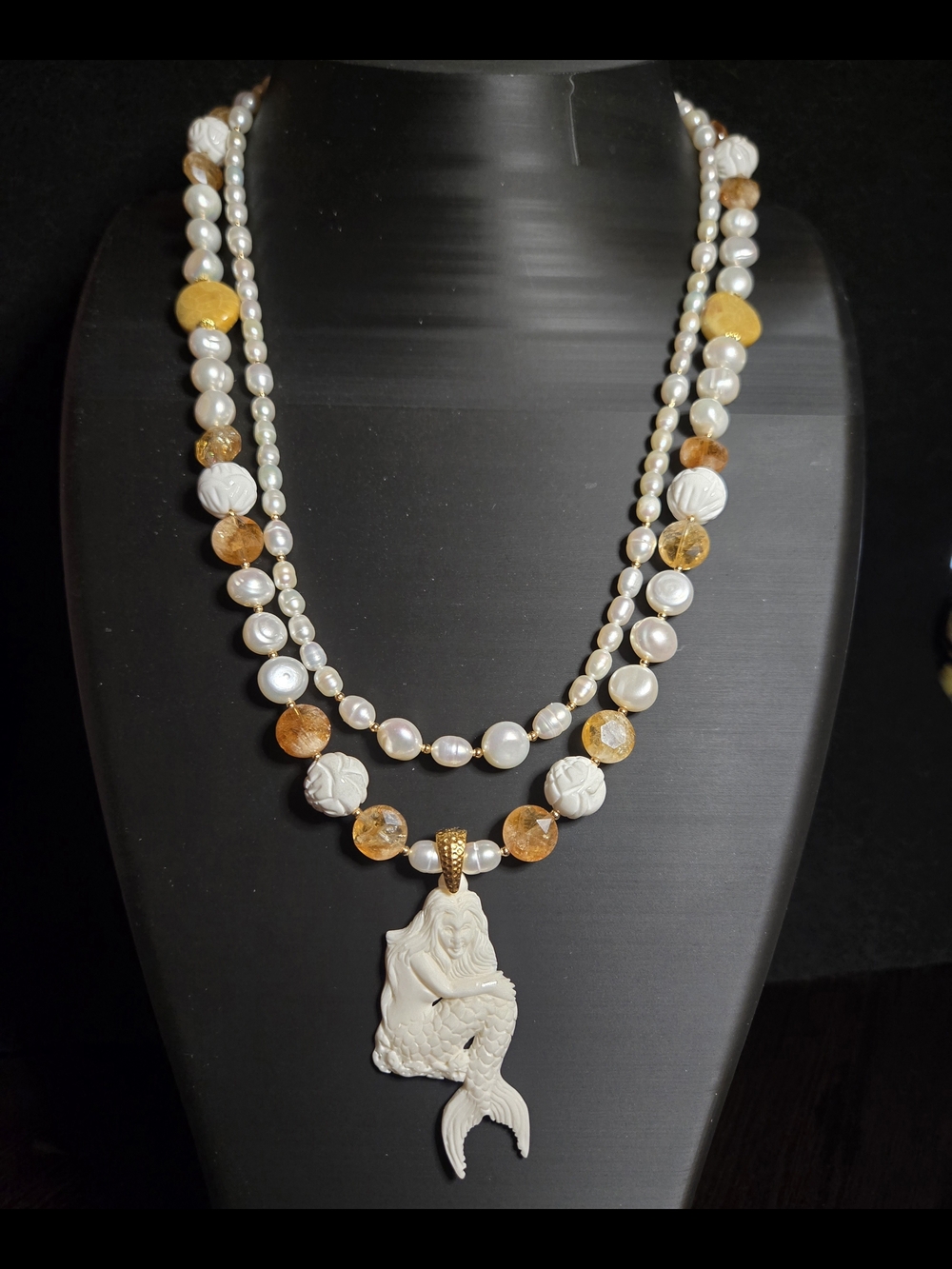 Mermaid And Pearl Necklace